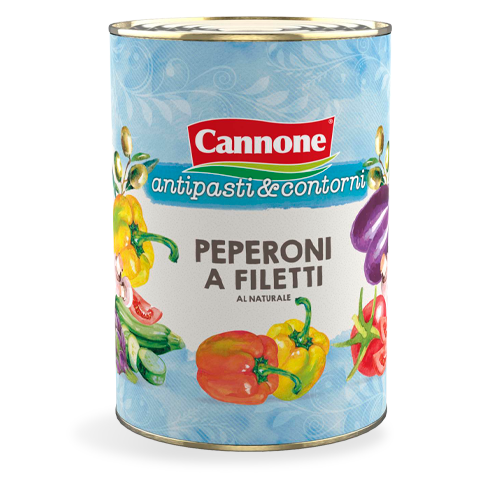 Papriky krájené v nálevu Cannone 4kg